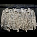 شومیز شیشه ای گره ای تابستانه